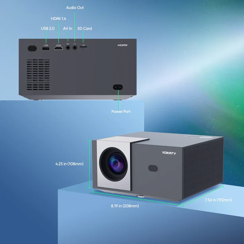 YOKATV IPP1 4K Android Decoder Projector - Image 2